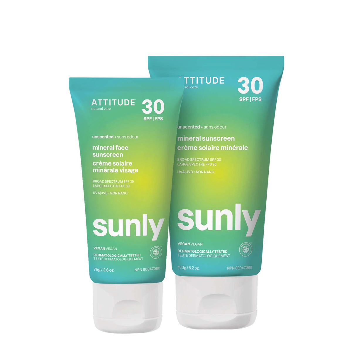 Mineral Sunscreen Duo - Spf 30 Unscented-Bundle