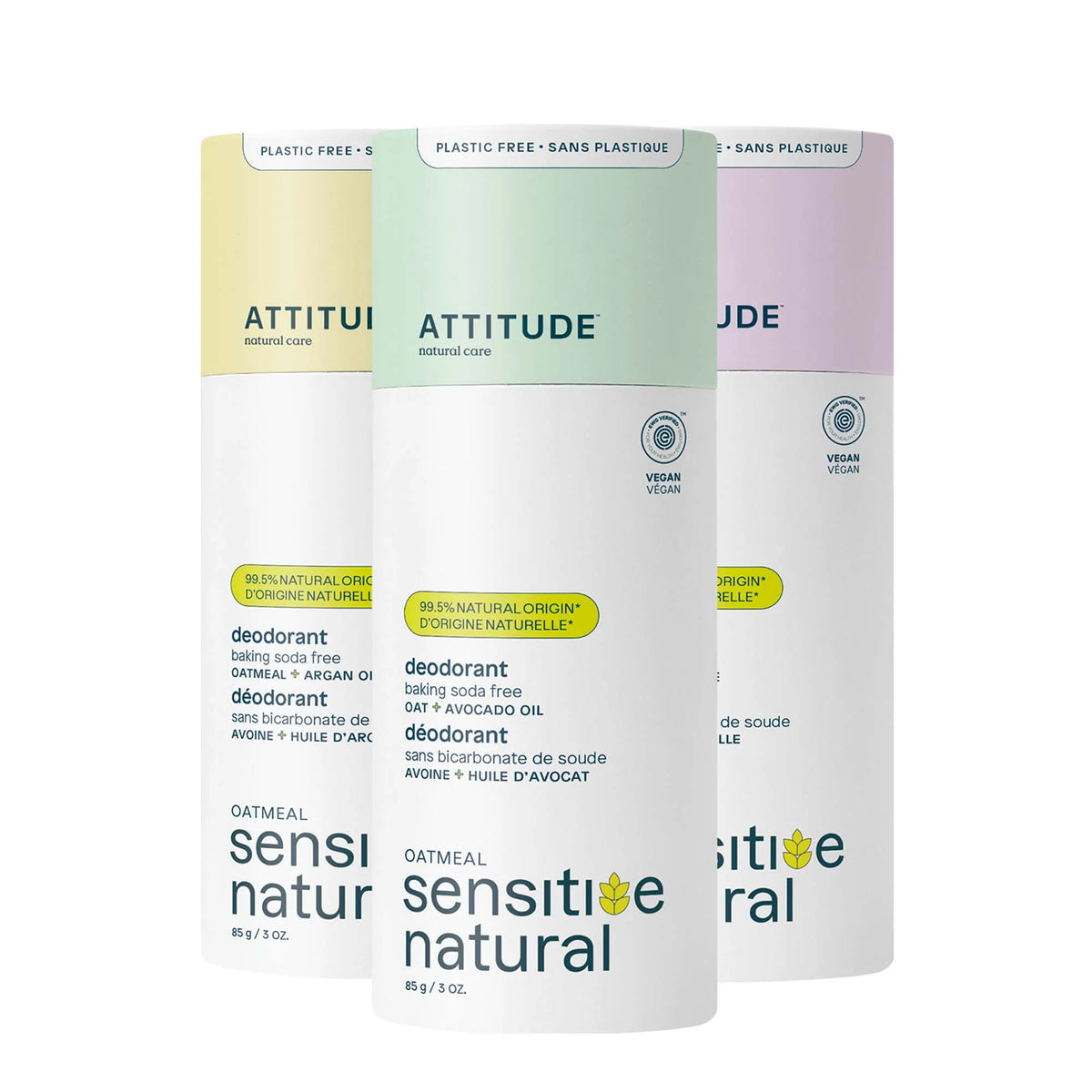 Deodorant 3-pack - Sensitive Skin Assorted Fragrances-Solid - 3 x 2.64 OZ.