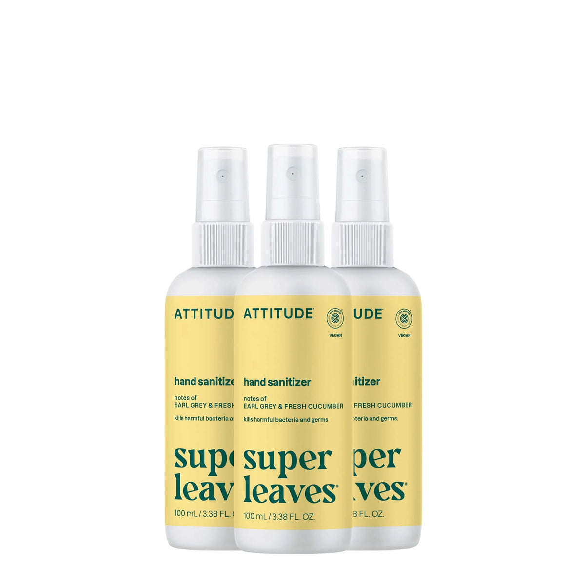 Hand Sanitizer 3-pack Lemon leaves-3 x 33.8 FL.OZ