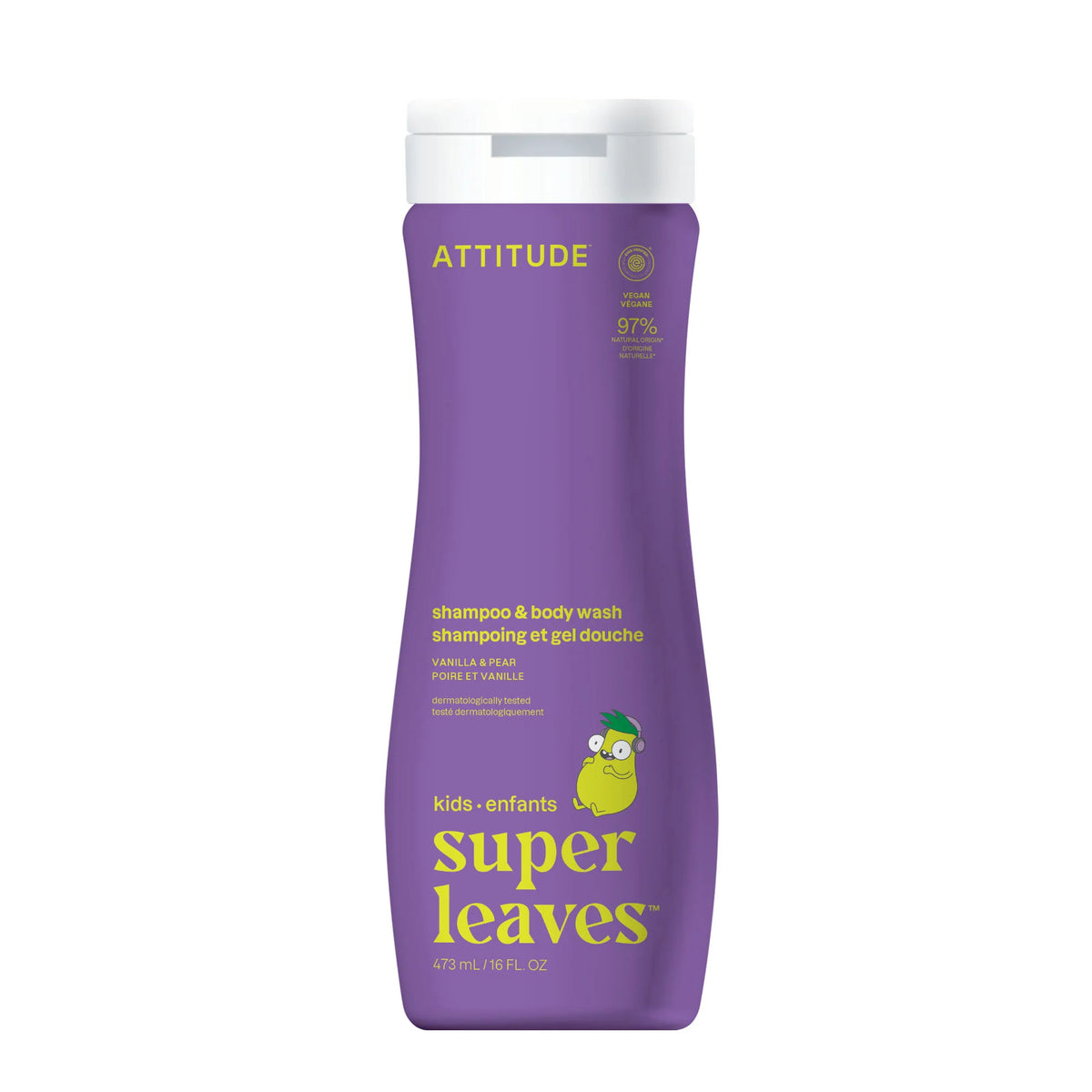 2-in-1 Kids Shampoo & Body Wash Vanilla & Pear-16 FL. OZ.